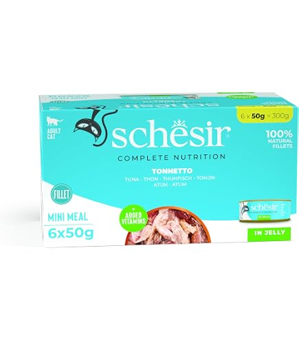 Amazon.co.jp: シシア (Schesir) ツナ&ビーフフィレ 50g×6個パック